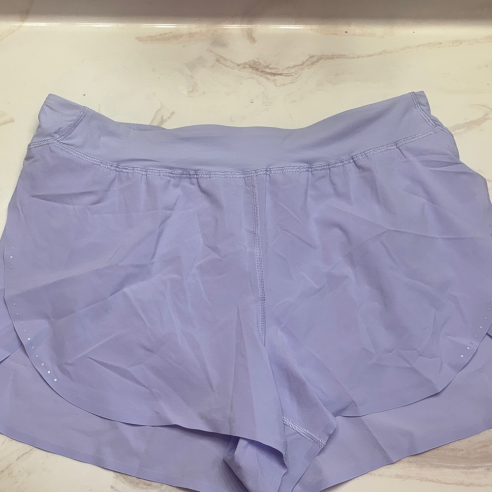 lululemon fast and free high-rise classic fit split short 3”